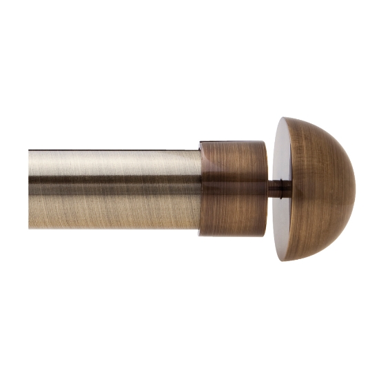 SPYD HALV BALL 28MM ANTIKK MESS. EURO-LINE