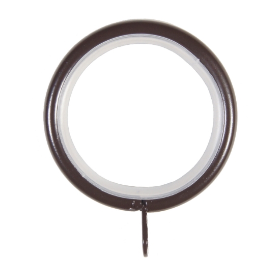 RING M/ØYE 37/48 BRUN 10 STK