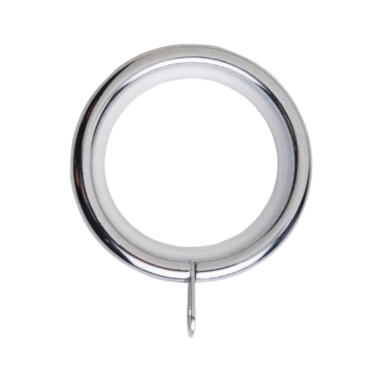 RING M/ØYE 37/48 BLANK KROM 10 STK