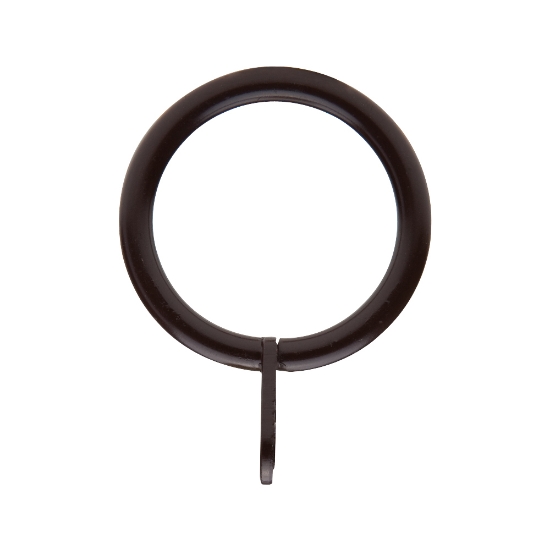 RING M/ØYE 25/33 SORT 10 STK