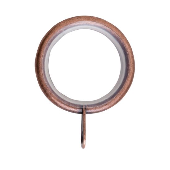 RING M/ØYE 28/38 KOBBER 10 STK