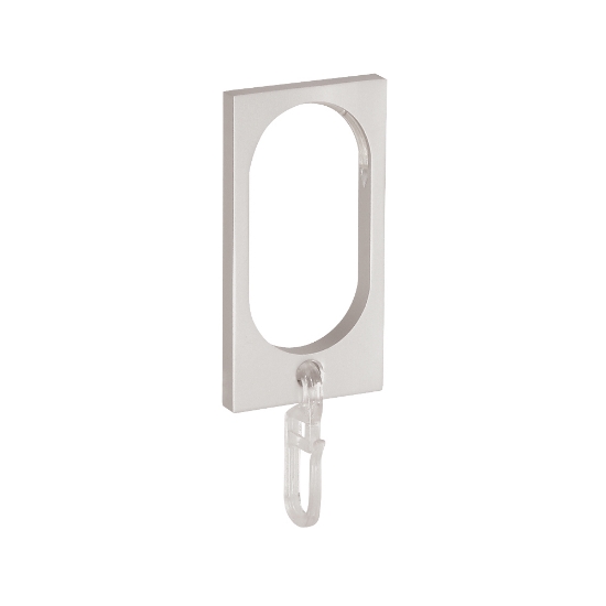 RING 32X11 CLEAR BØRSTET STÅL 8 STK