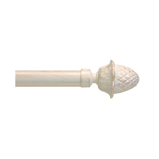 STANGSETT 25/28 HVIT/GULL 130-240CM KONGLE