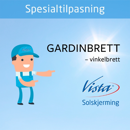 GARDINBRETT TILLEGG FOR VINKELBRETT