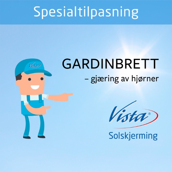 GARDINBRETT GJÆRING AV HJØRNER