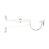 HOLDER R 28MM REG.BAR HVIT 2 STK
