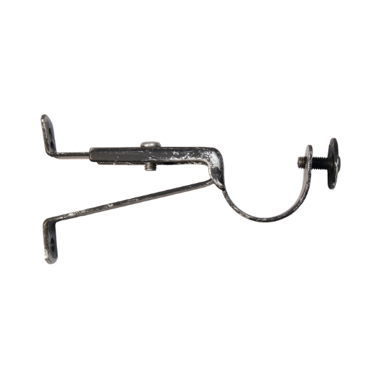 HOLDER R 28MM REG.BAR SORT/SØLV 2 STK
