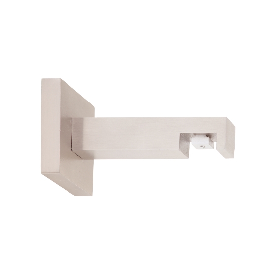 HOLDER 18X18 GO BØRSTET STÅL 8 CM