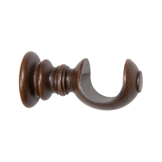 HOLDER 50MM TRE 10 CM ANT. VALNØTT
