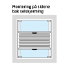 L-SIDESKINNER 13X20MM 160 CM SORT 2 STK